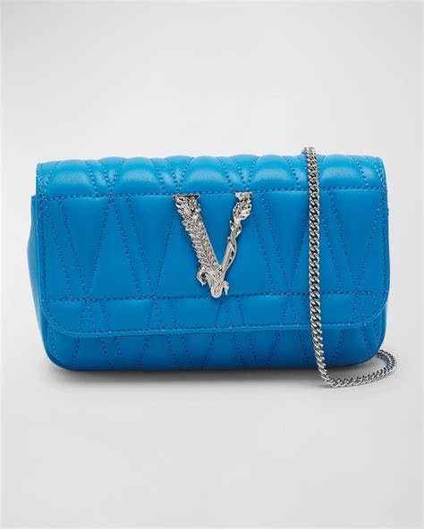 versace virtus quilted mini bag|Versace mini virtus crossbody.